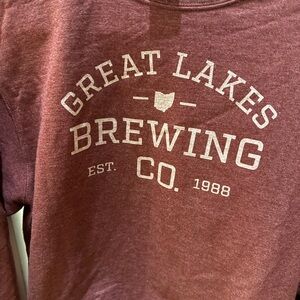 Champion Maroon Brewery Logo Sweatshirt